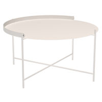 Edge Brettbord Ø76 cm Muted White