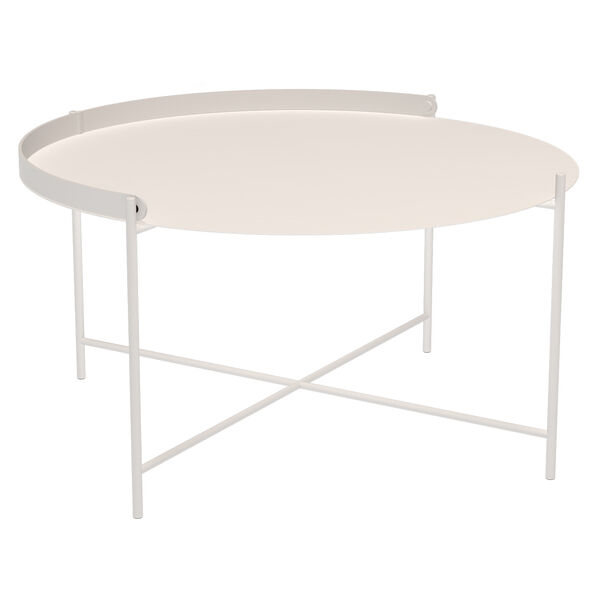 Edge Brettbord Ø76 cm Muted White