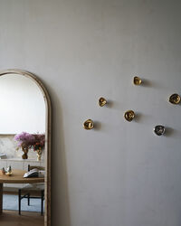 Ripple Knob Seinäkoukku 8 cm Kulta