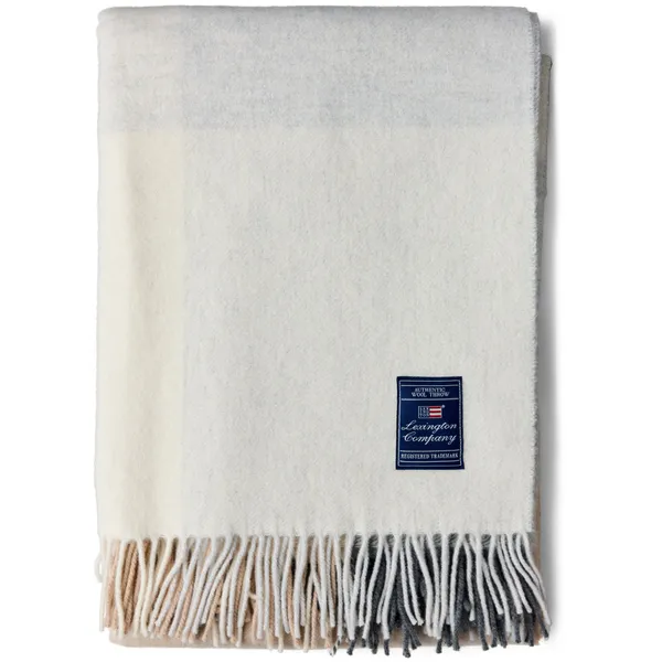 Checked Recycled Wool Huopa 130x170 cm