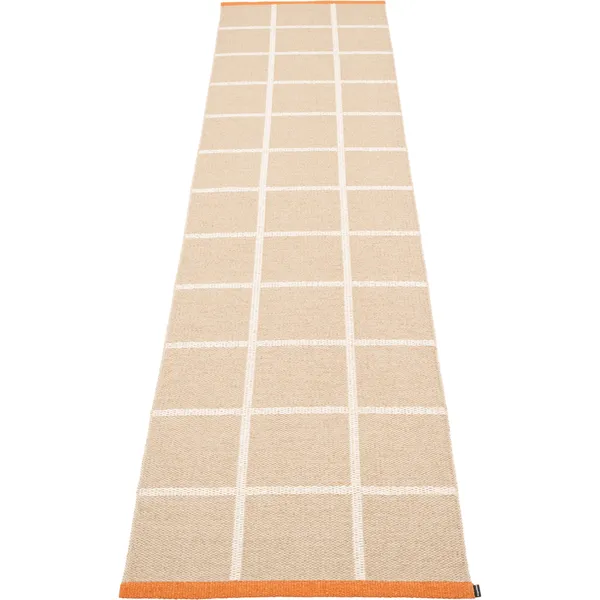 Criss Plastmatte Beige / Vanilla / Pale Orange 70x300 cm