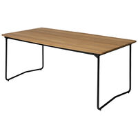 B31 Bord 92x170 cm Oljad Ek / Svart