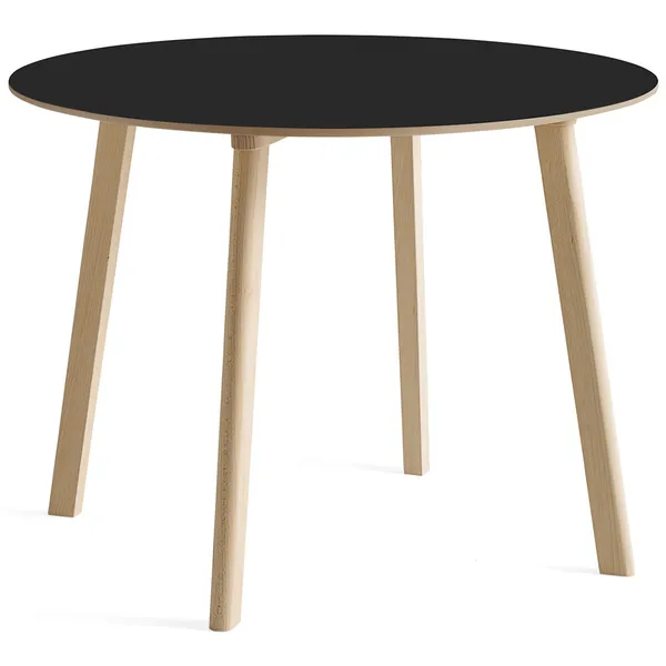 CPH Deux 220 2.0 Bord Ø100 cm Stone Grey / Vannbasert Lakkert Eik