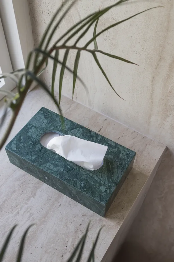 MARBLE Boks Til Servietter Dark Forest