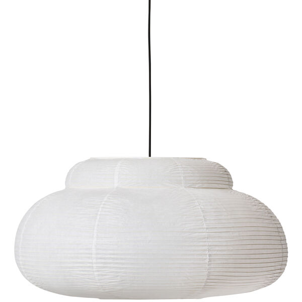 Papier Single Pendel Ø80 cm Hvid