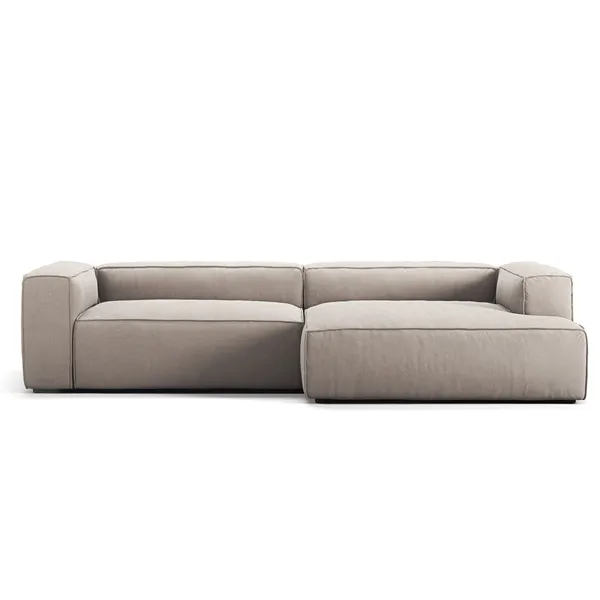 Grand Kolmipaikkainen Sohva leposohva Oikea Sandshell Beige