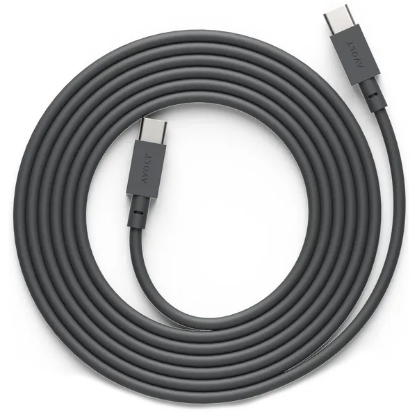 Cable 1 Latausjohto USB-C / USB-C 2 m Stockholm Black
