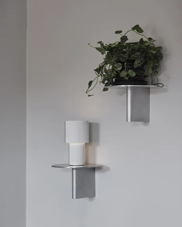 Iluma Bordlampe Bærbar Sølv