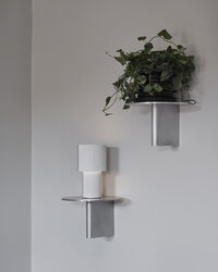 Iluma Bordlampe Bærbar Sølv