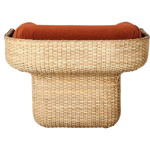 Basket Lounge-Tuoli Rottinki / Belsuede Sp Fr 133