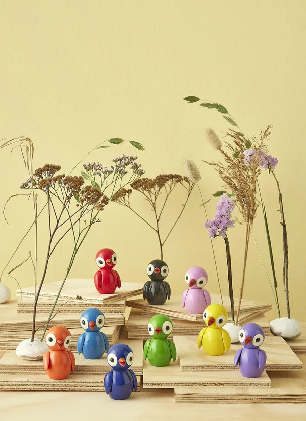 Grateful Spring Bird Puuhahmo 65 cm Oranssi