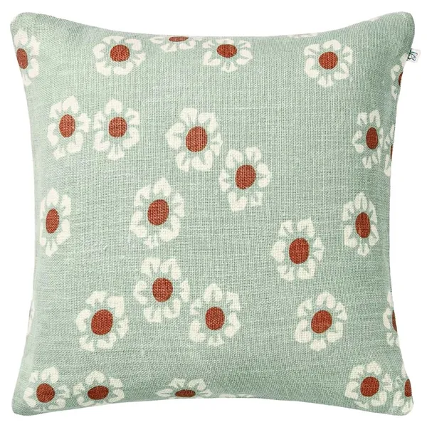 Amina Tyynynpäällinen 50x50 cm Aqua / Apricot Orange