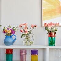 Moroccan Vase L Blå / Grøn
