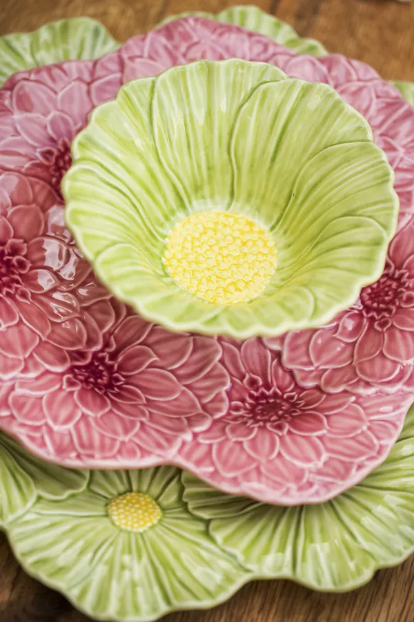 Maria Flor Tallerken 28 cm Rosa