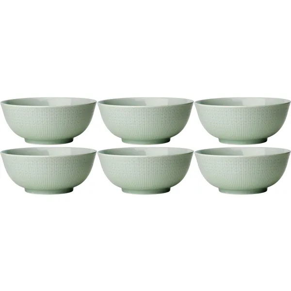 Swedish Grace Kulho 60 cl 6 kpl:n pakkaus Meadow (Light Green)