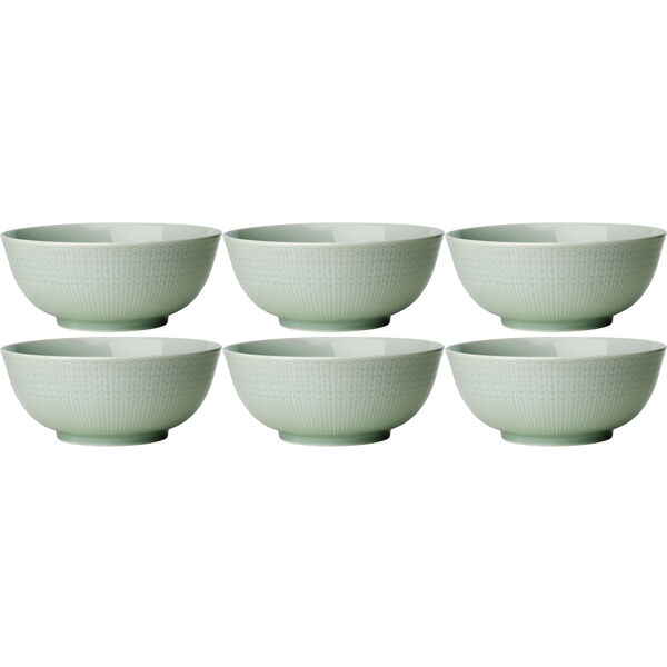 Swedish Grace Skål 60 cl 6-pak Meadow (Light Green)