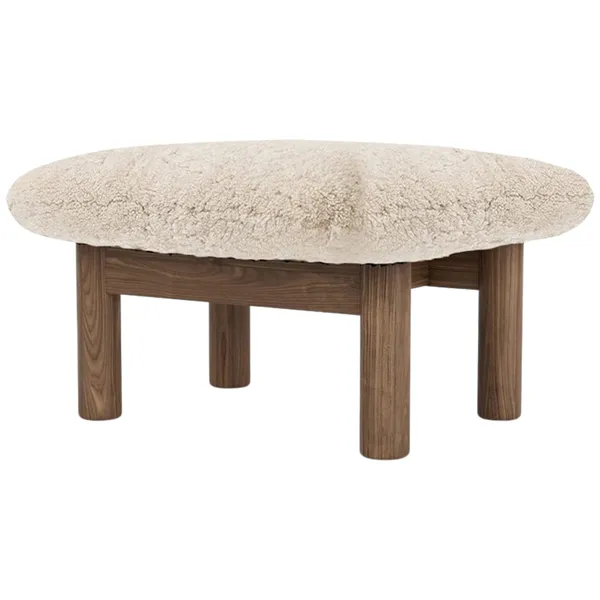 Brasilia Ottoman Valnød Sheepskin Nature