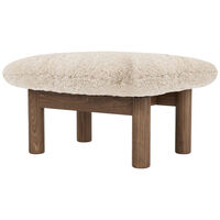 Brasilia Ottoman Valnød Sheepskin Nature