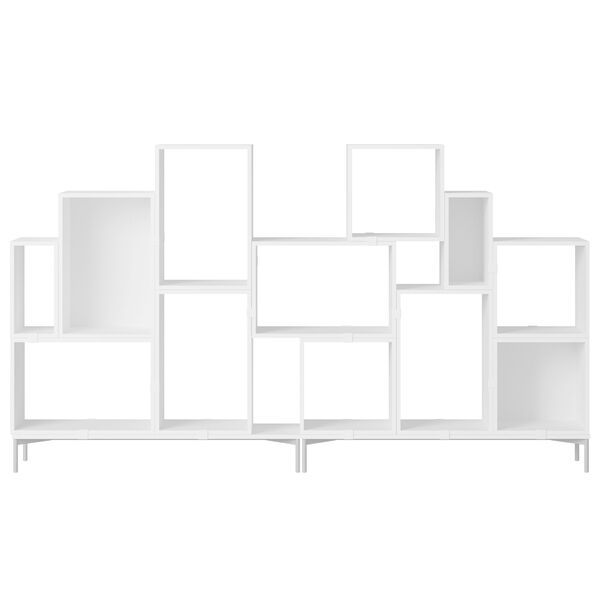Stacked Configuration 3 Bokhylla Vit
