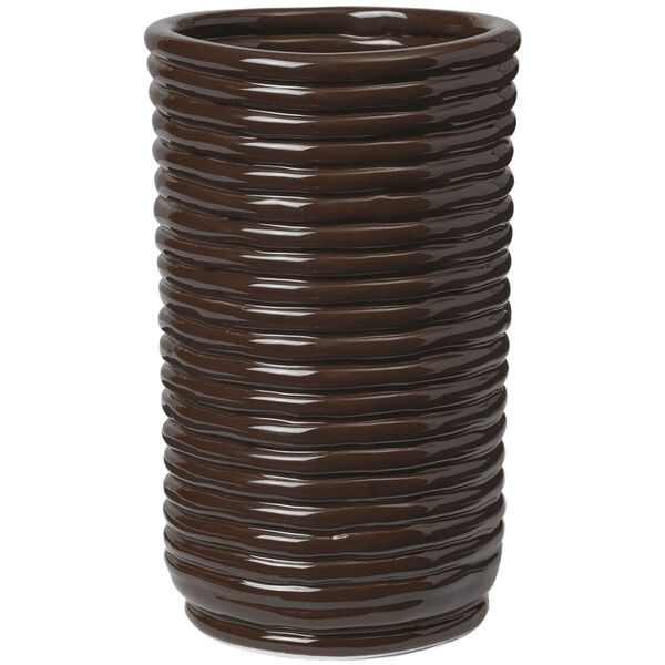 Corduroy Vas H21 cm Carob Brown