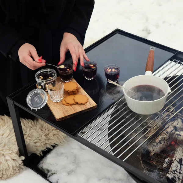 BBQ Fire Pit With Grill Grate
