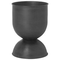 Hourglass Pot Large Black/Dark Grey