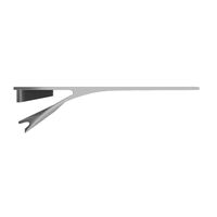 Exilis Mini Væghylde 12x78 cm Hvid