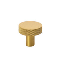 Flat Knob 26 Brass