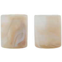 Kae Värmeljuslykta 2-pack Beige