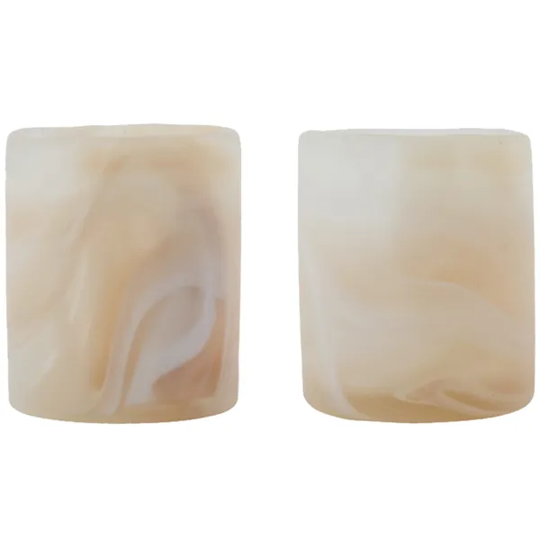 Kae Värmeljuslykta 2-pack Beige