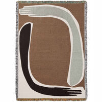 Pose Tapestry Teppe / Veggpynt 120x170 cm Coffee