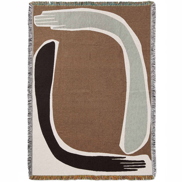 Pose Tapestry Teppe / Veggpynt 120x170 cm Coffee