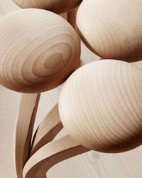 Utzon Stool Skammel Bøg/Messing