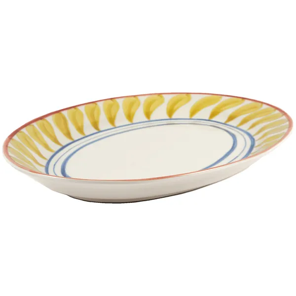 Swirl Serveringsfat 32 cm Gul