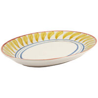 Swirl Serveringsfat 32 cm Gul