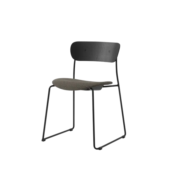 Pavilion AV52 Matstol Polstrad Sits Svart/Fuse