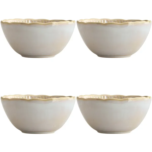 Daisy Skål 16 cm 4-pk Cream