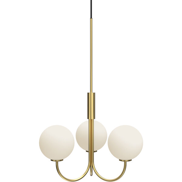 Ballon Chandelier Matt Brass