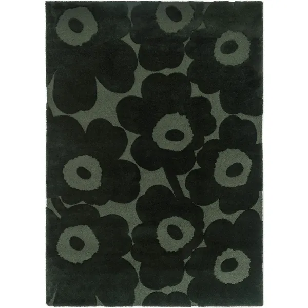 Unikko Matto 140x200 cm Dark Green