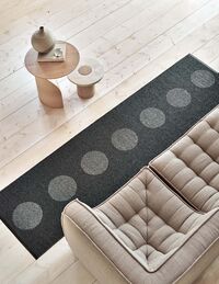 Vera 2.0 Teppe Black / Black Metallic 70x280 cm