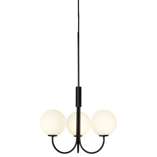 Ballon Lysekrone Sort