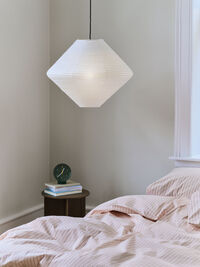 Paper Shade Diamond 80 Lampeskærm Classic White