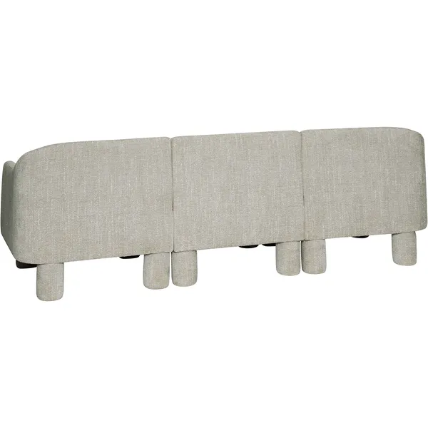 Elegance 3-Seater Sofa Light Green