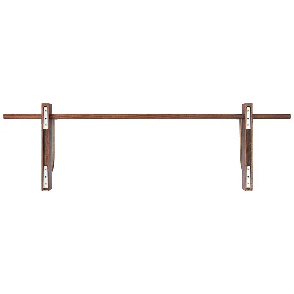 Corbel Vägghylla 100 cm Mörkbetsad Ek