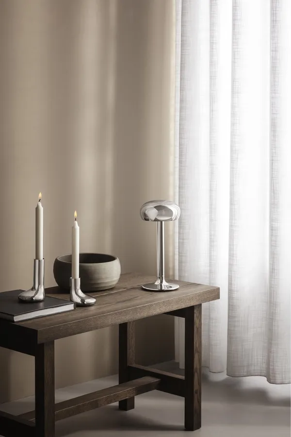 Emendo Bordlampe Bærbar Krom