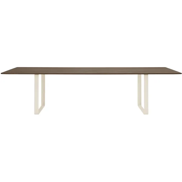 70/70 Bord 108x295 cm Massiv Røkt Eik / Sand