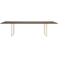 70/70 Bord 108x295 cm Massiv Røkt Eik / Sand