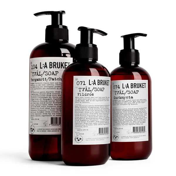 104 Bergamott/Patchouli Flydende Sæbe 450 ml