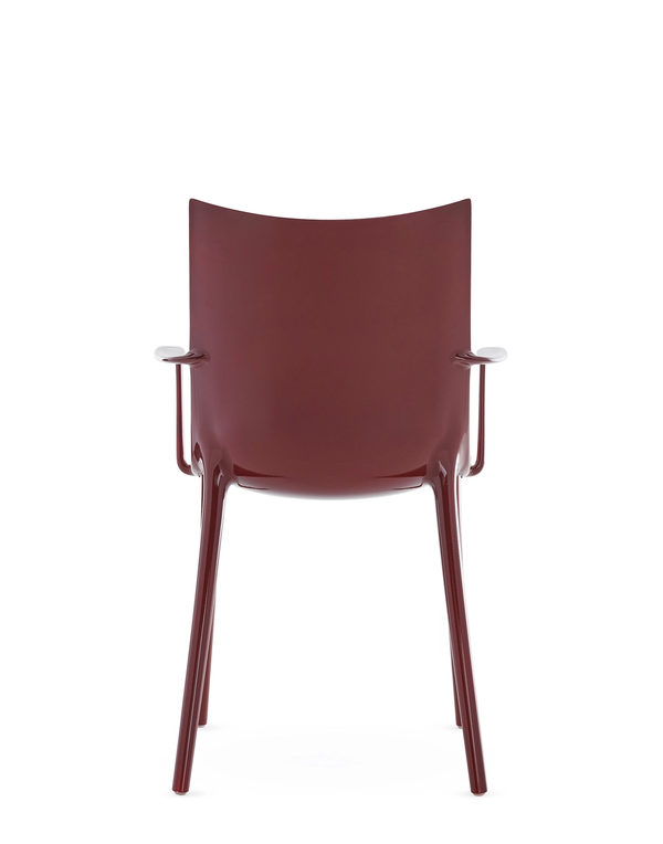 H.H.H. Stol Graphic Impression Burgundy / Lacquer