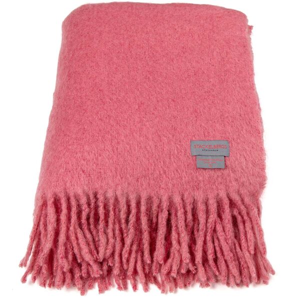 Mohair Pledd 130x170 cm Rosa